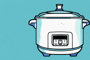 A rice cooker boiling over