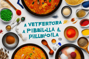 A colorful variety of ingredients used to make paella