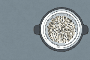 A pot of steaming