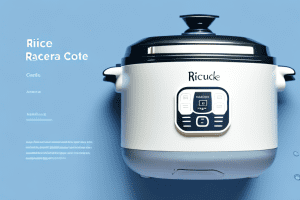 A futuristic-looking rice cooker with an aroma sensor