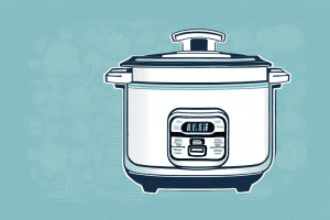 A rice cooker with steam rising from it