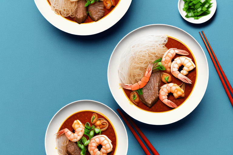Best rice for beef and shrimp curry with rice noodles