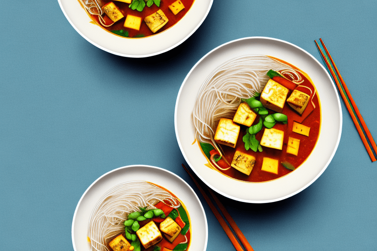 Best rice for vegetable and tofu curry with rice noodles