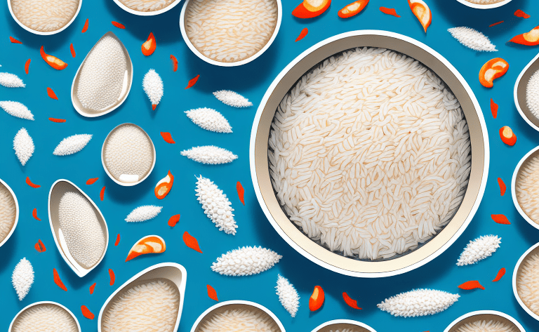A bowl of mujadara with a variety of different types of rice