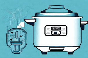 An electric rice cooker with its components and settings
