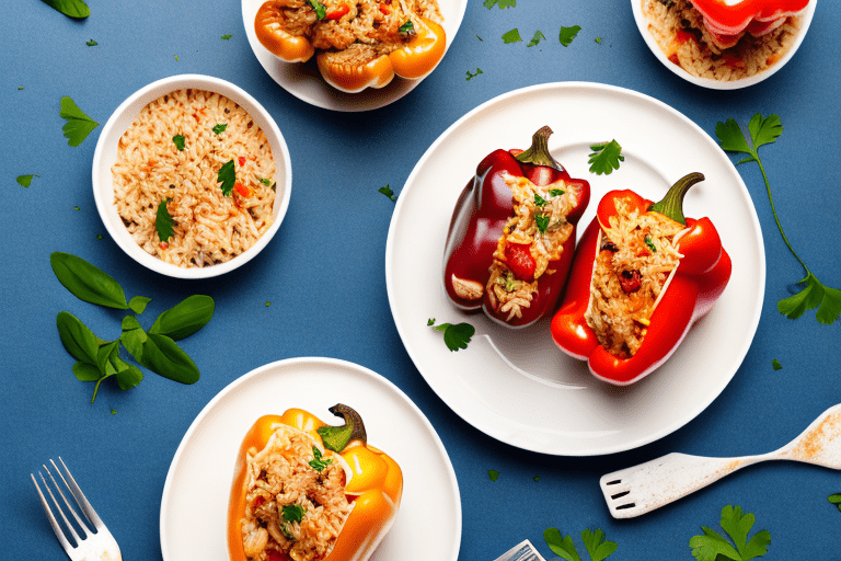 Chicken and Rice Stuffed Peppers Recipe