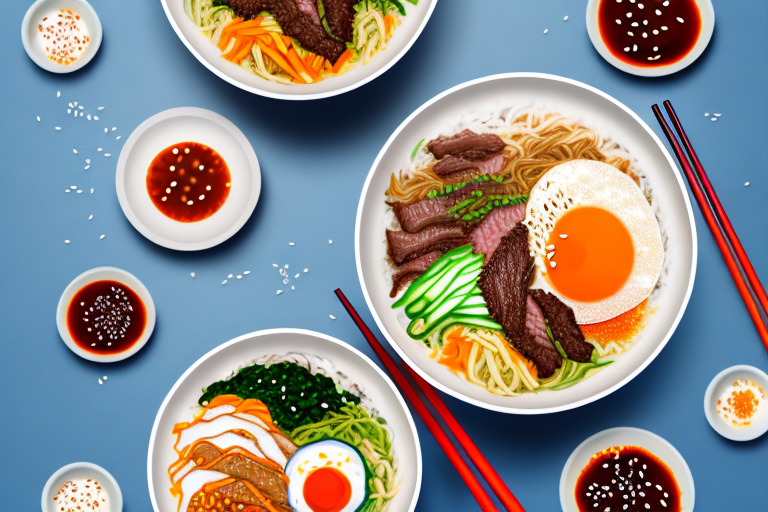Korean Bibimbap Recipe with Beef