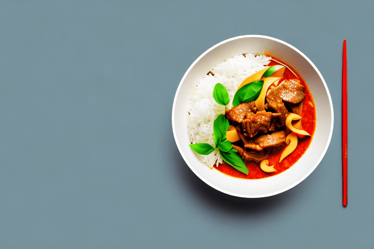 Thai Red Curry Beef with Jasmine Rice Recipe