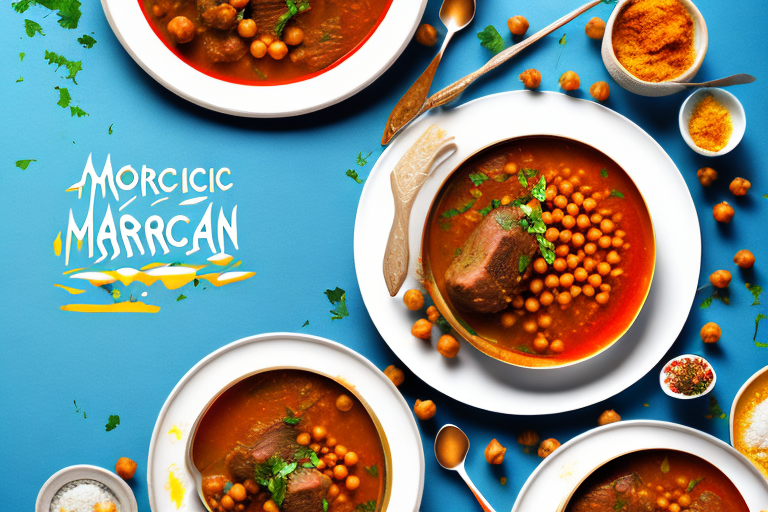 Moroccan Lamb and Chickpea Stew with Saffron Rice Recipe Rice Array