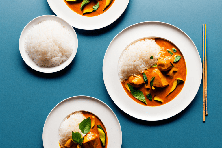 Thai Massaman Curry Chicken with Jasmine Rice Recipe