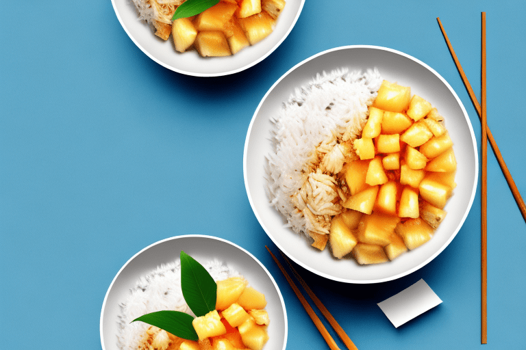 Thai Pineapple Coconut Chicken and Rice Recipe