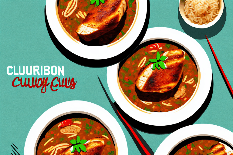 Cajun Chicken and Sausage Gumbo with Rice Recipe