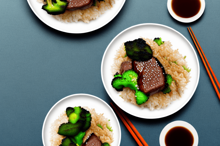 Teriyaki Glazed Beef and Broccoli Stir-Fry with Rice Recipe
