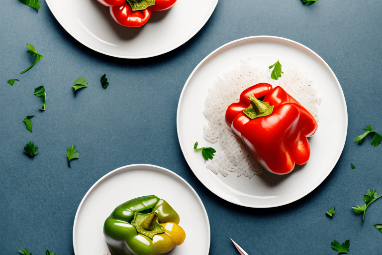Ground Beef Stuffed Bell Peppers with Rice Recipe