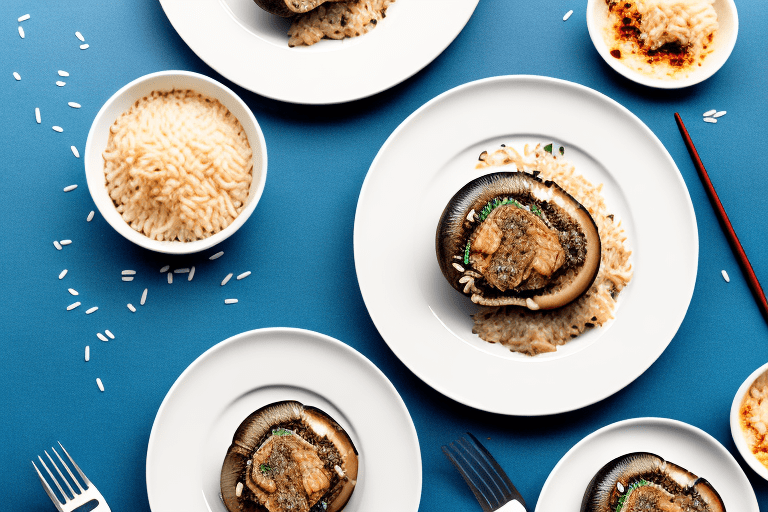 Italian Stuffed Portobello Mushrooms with Ground Beef and Rice Recipe