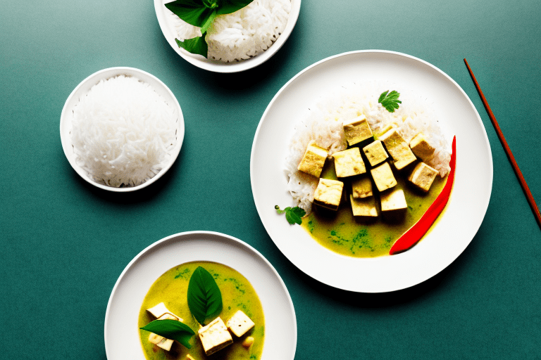 Thai Green Curry Tofu with Jasmine Rice Recipe