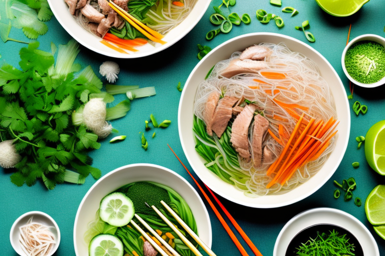 Vietnamese Lemongrass Chicken Vermicelli Bowl Recipe