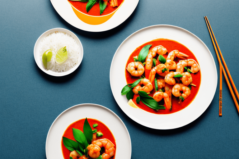 Thai Red Curry Shrimp with Jasmine Rice Recipe