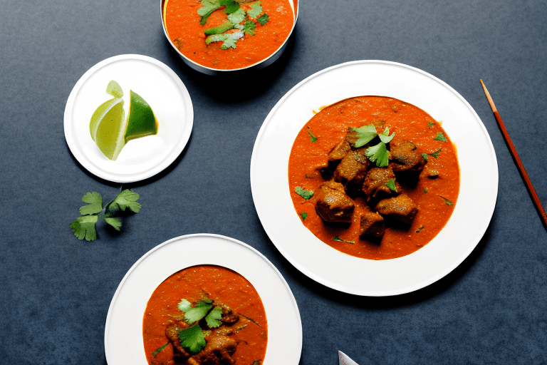 Indian Lamb Rogan Josh with Saffron Rice Recipe