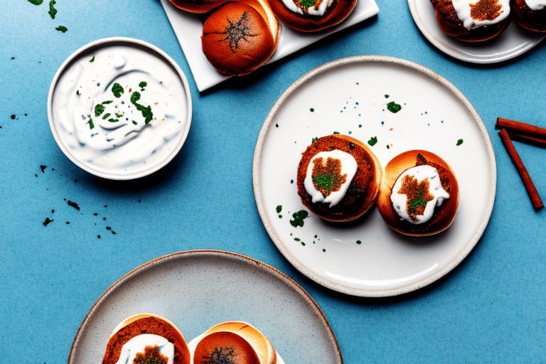 Moroccan Spiced Lamb Sliders with Harissa Yogurt Sauce Recipe Rice Array