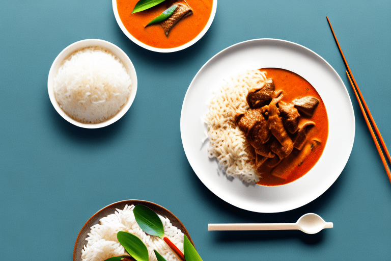 Thai Panang Curry Beef with Coconut Jasmine Rice Recipe