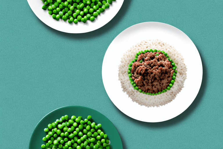 Ground Beef and Peas with Rice Recipe | Rice Array