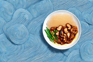 A bowl of malaysian char kway teow with both rice vermicelli and rice stick noodles