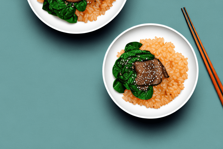 Korean Bulgogi Rice Bowl with Spinach Recipe