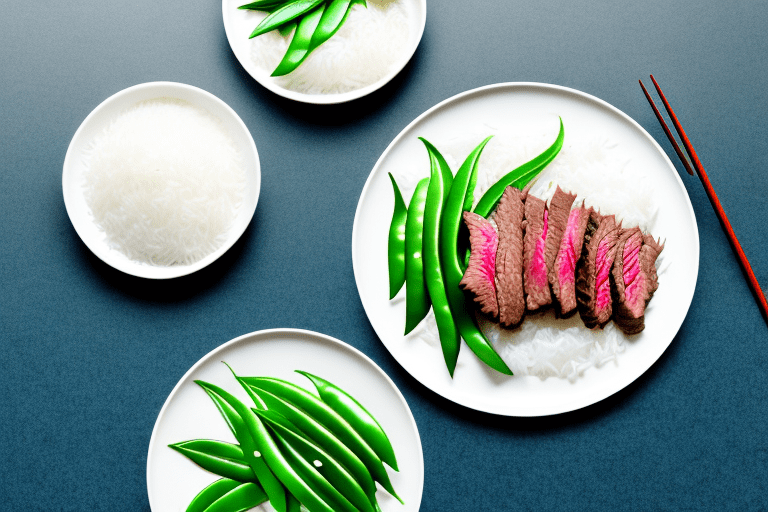 Beef and Snow Peas with Jasmine Rice Recipe Rice Array