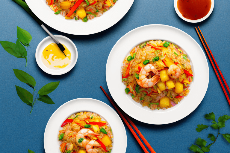 Thai Pineapple Fried Rice with Shrimp and Peppers Recipe | Rice Array