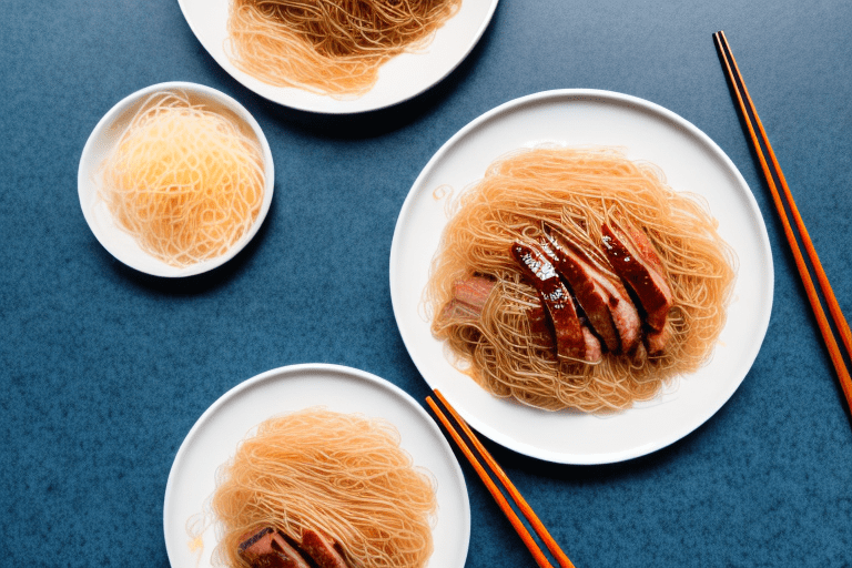 Rice Vermicelli vs Lo Mein Noodles for BBQ Pork Lo Mein