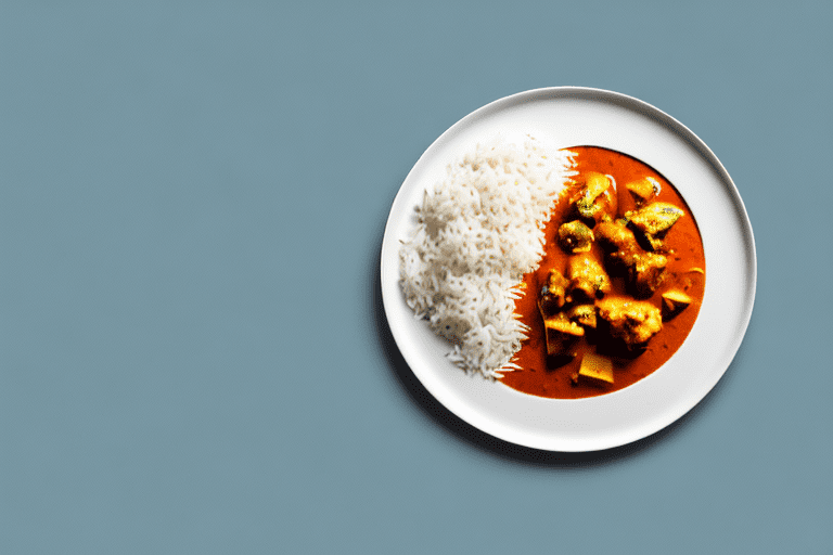 Indian Butter Chicken with Basmati Rice and Cauliflower Recipe
