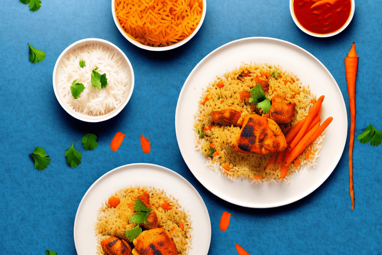Indian Chicken Tikka Pulao with Basmati Rice and Carrots Recipe