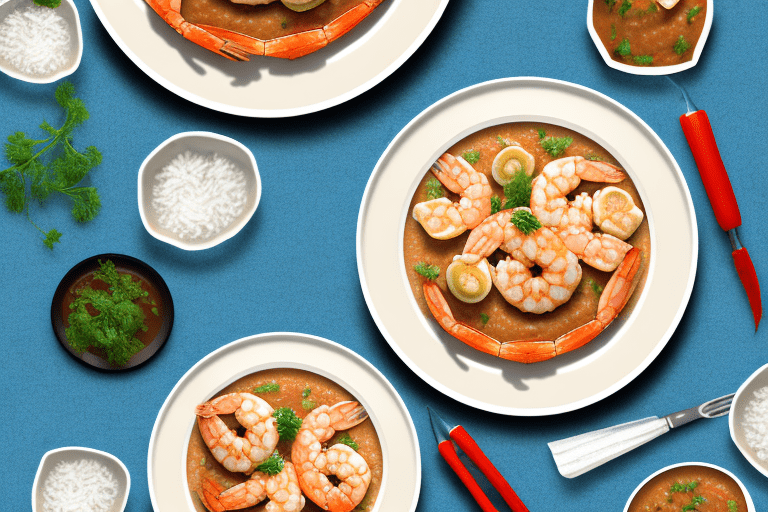 Cajun Shrimp and Andouille Sausage Grits with Rice and Vegetables Recipe