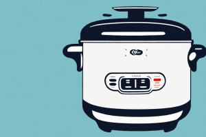 An oster rice cooker with its settings displayed