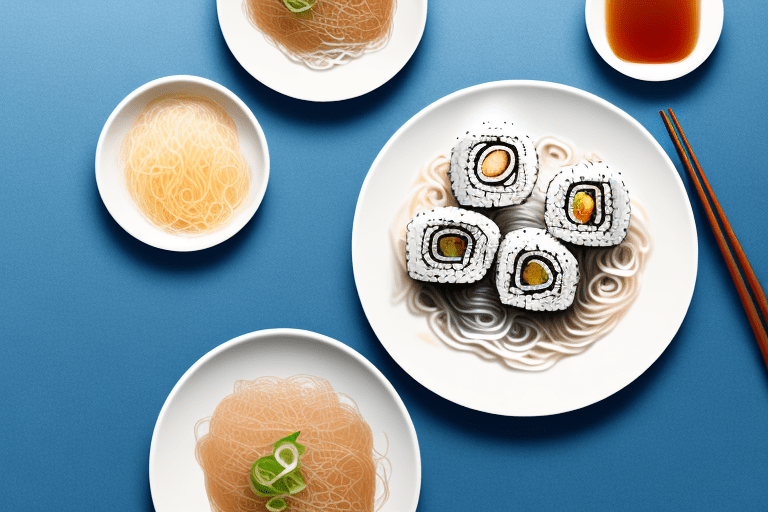 Rice Vermicelli vs Udon Noodles for Yaki Onigiri with Udon