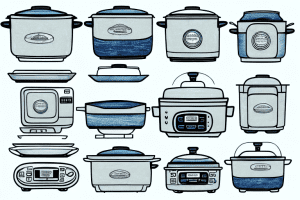 A variety of symbols used on an oster rice cooker
