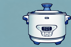 An oster rice cooker steamer with its components and settings