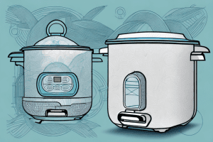 A cuckoo rice cooker in the process of being repaired