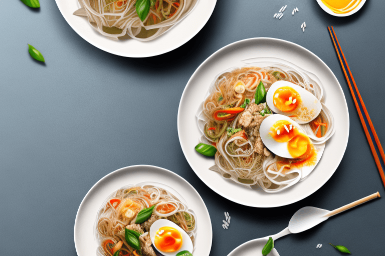 Rice Vermicelli vs Egg Noodles for Thai Drunken Noodles Rice Array