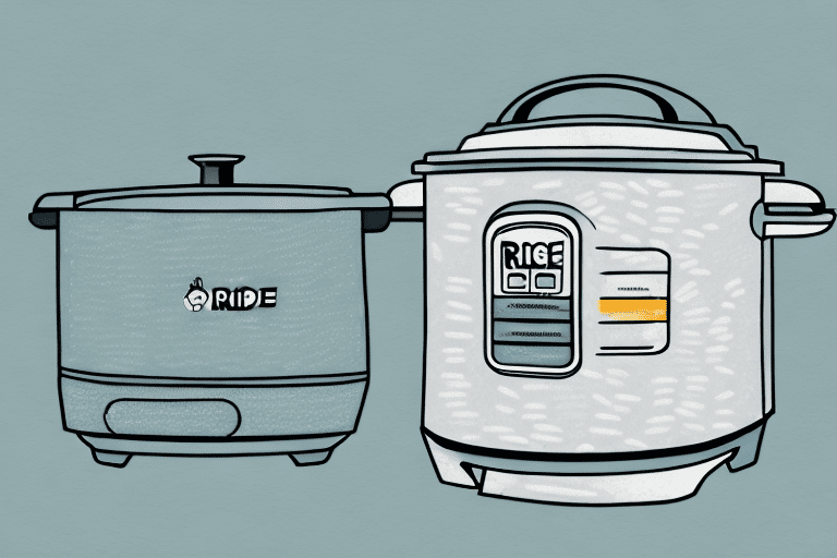 A rice cooker with wild rice cooking inside