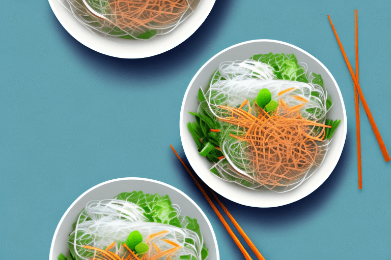 Rice Vermicelli vs Glass Noodles for Vietnamese Cabbage Salad
