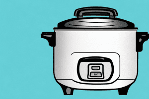 A rice cooker with steam coming out of it