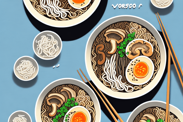 Rice Vermicelli vs Ramen Noodles for Miso Mushroom Ramen