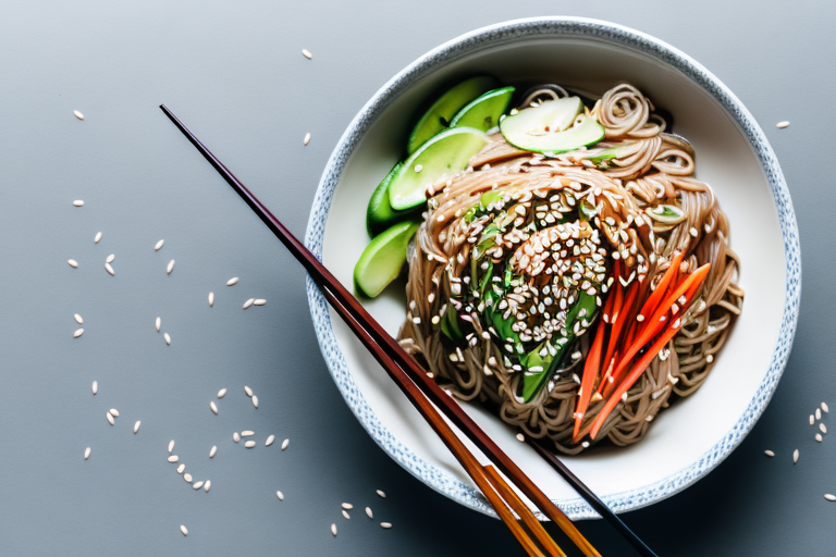 Rice Vermicelli vs Soba Noodles for Cold Soba Noodle Salad with Ponzu Dressing