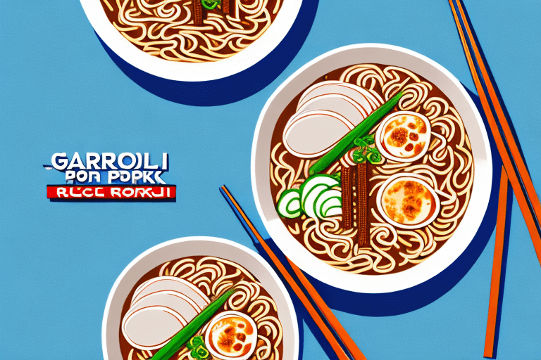 Rice Vermicelli vs Ramen Noodles for Spicy Garlic Pork Ramen