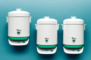 Two mini rice cookers side-by-side