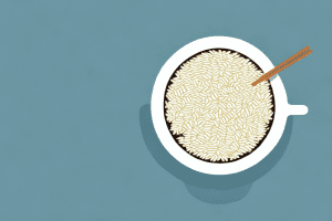 A pot of steaming rice pilaf with herbs and spices