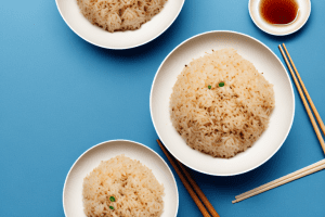A bowl of steaming cantonese-style fried rice