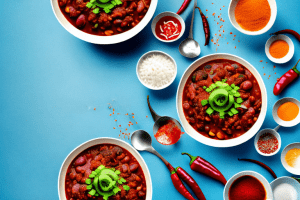 A bowl of chili con carne with rice